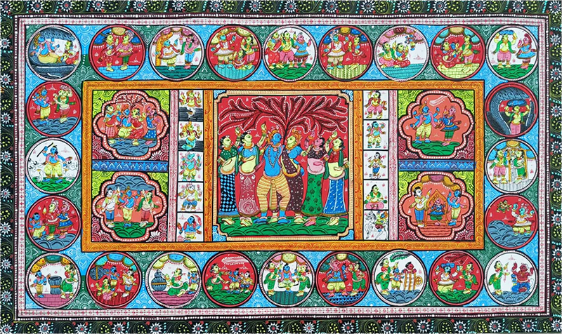 Buy Pattachitra Chronicles: Krishna's Raas-Leela by Purusottam Swain  