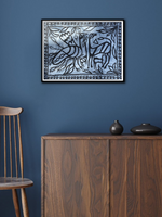 Peacock and Deer in Khovar by Manikchand Mahto for sale