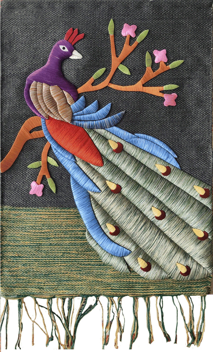 Peacock in Ghazipur Wall Hanging by Md. Matim Thumbnail