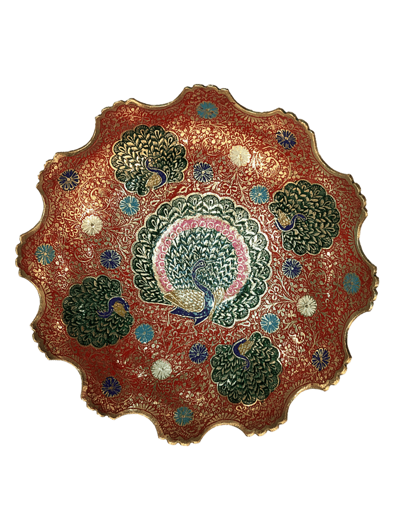 Shop for Peacock Brass metal craft Wall Plates at memeraki.com