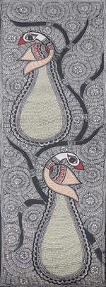 Buy Peacocks in Madhubani by Priti Karn