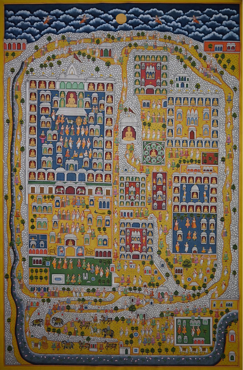 Buy Jain Art Online In India Jain Temples Wall Art buy-jain-art-online-in-india-jain-temples-wall-art