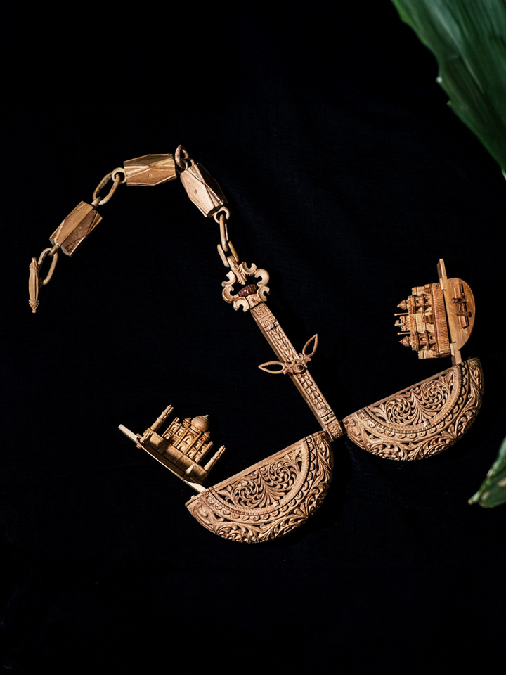 Pocket watch (piece of art decor) in Sandalwood by Kapil Jangid Thumbnail