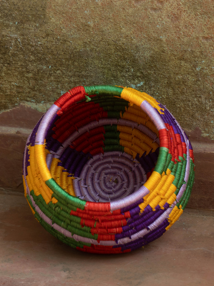 Pot having diamond shape: Sabai Grass Work by Gouri Mohapatra Thumbnail