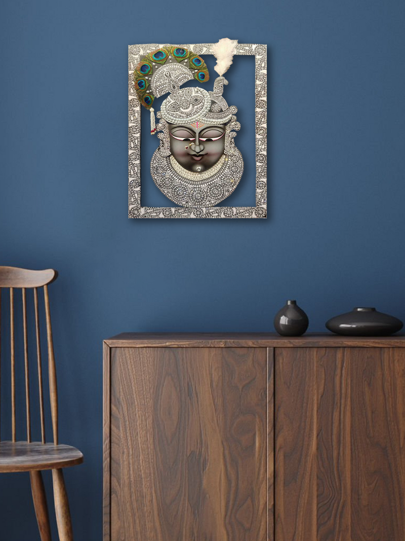 Pristine Visage: Pichwai painting  for sale