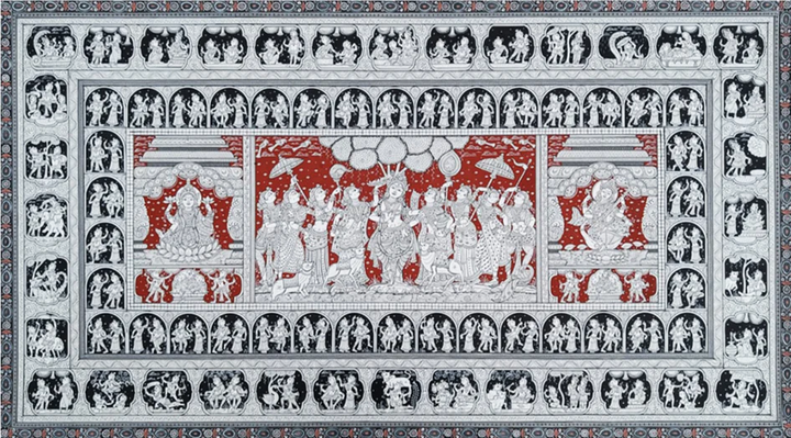 Art - Pattachitra Art by Purusottam Swain for Home Decor Thumbnail