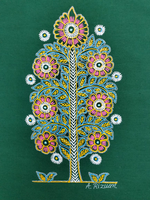 buy Rogan Blossoms: A tree in Rogan art by Rizwan Khatri