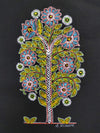 Buy Vibrant Tapestry: Tree in Rogan art  by Rizwan Khatri