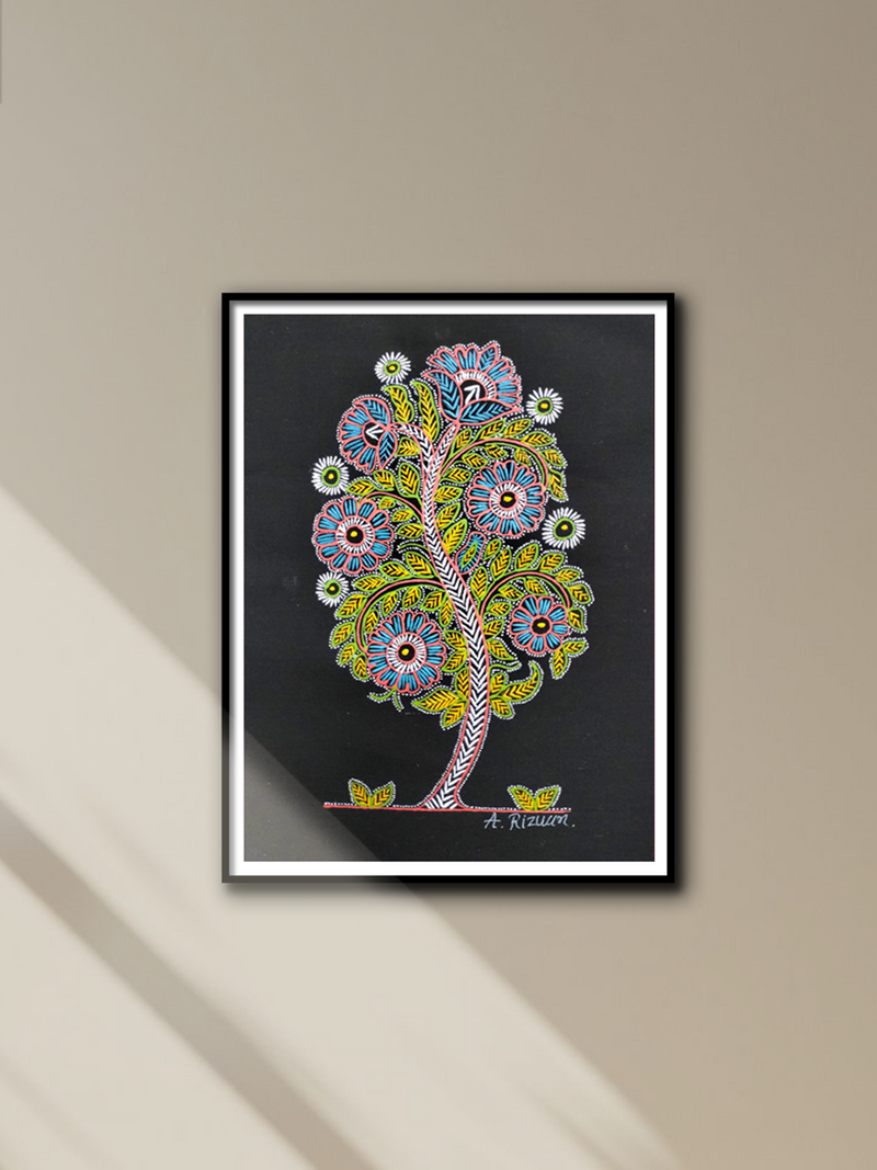 Shop Floral Tree in Rogan Art by Rizwan Khatri