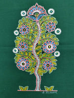 Buy A Colorful Tree in Rogan art by Rizwan Khatri