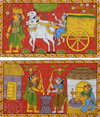 BUY RURAL VILLAGE LIFE: CHERIYAL SCROLL PAINTING
