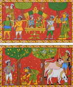 buy RURAL VILLAGE LIFE: CHERIYAL SCROLL PAINTING
