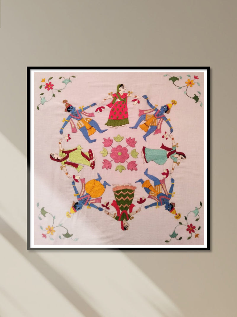 Buy Traditional Chamba Rumal Art Of Raas Mandal
