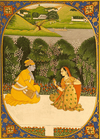 Buy Radha Krishna in Chaitra Mas, Kangra by Mukesh Kumar
