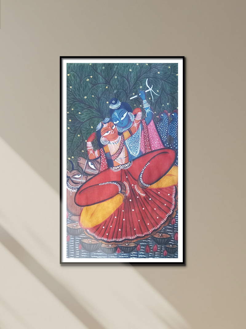 Radha-Krishna in Kalighat by Uttam Chitrakar