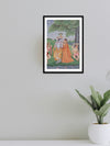 Radha Krishna in Miniature by Anshu Mohan
