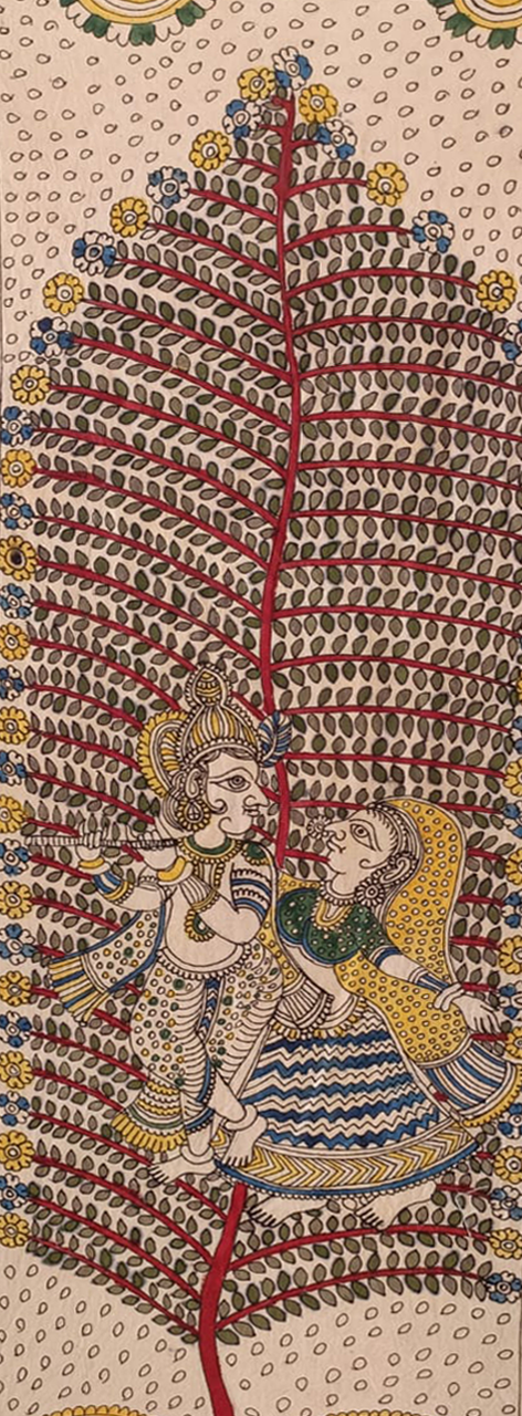 Radha Krishna Mata Ni Pachedi By Dilip Chitara For Home Decor Thumbnail