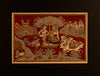 Radha-Krishna scene under a tree: Phad by Kalyan Joshi for Sale