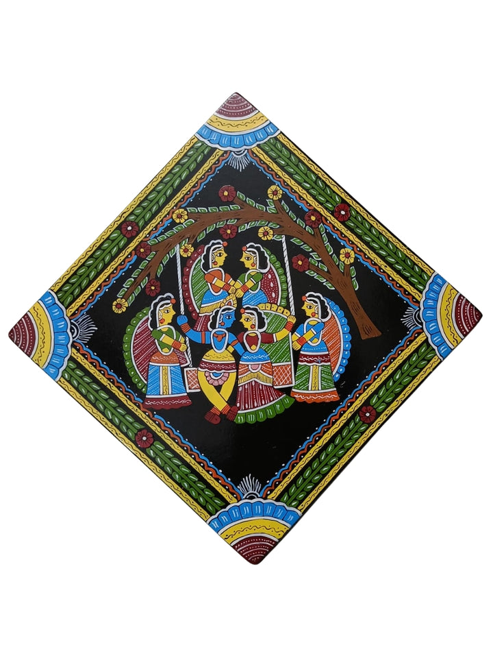 Radha Krishna with Gopiyan in Tikuli by Ashok Kumar Thumbnail