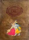 Buy Radha-Krishna’s mystical union In Mughal Miniature by Mohan Prajapati 