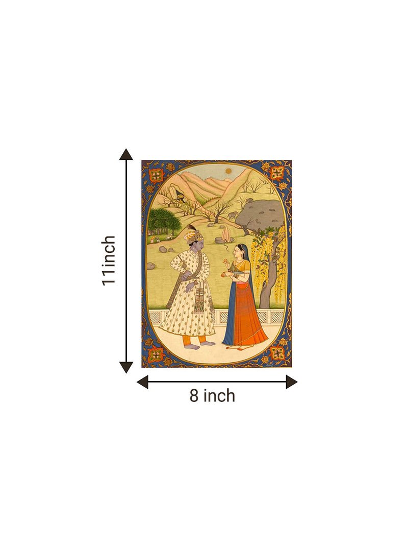 Radha and Krishna in Jyeshtha Mas, Kangra for sale