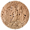 buy Radha and Krishna's Blossoms: Terracotta art by Dolon Kundu