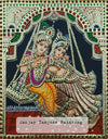 Buy Radha Krishna, Tanjore Painting by Sanjay Tandekar