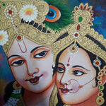 Radha Raman, Tanjore Painting by Sanjay Tandekar