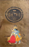 Buy Radha’s devotion and Krishna’s grace In  Mughal Miniature by Mohan Prajapati