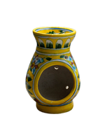 Buy Tealight Harmony in the Yellow Pot Blue Pottery By Gopal Saini