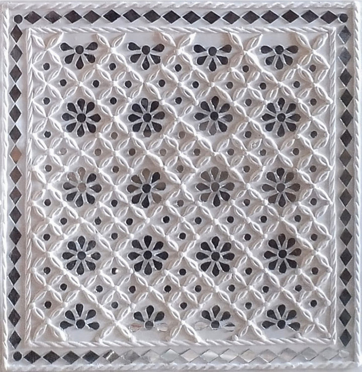 Radiant Diagonals: Beautiful Lippan Art by Nalemitha For Home Decor, Gifting Thumbnail