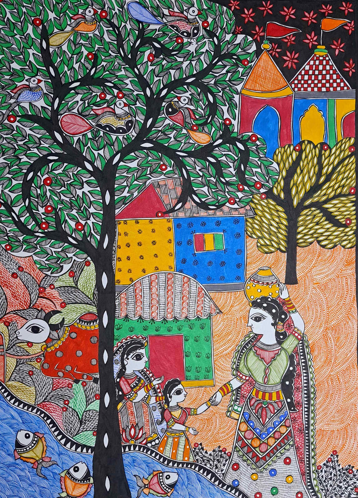Radiant imagery of womanhood in Madhubani by Vibhuti Nath Thumbnail