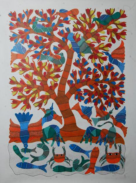 The Radiant Earth: Land and Water Life in Gond by Kailash Pradhan Thumbnail