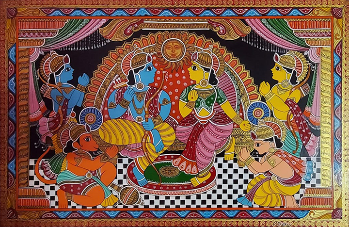 Ram Darbar in Tikuli Artwork By Ashok Kumar Thumbnail