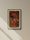 Ram, Sita, and Lakshman: Bengal Pattachitra by Swarna Chitrakar for sale