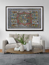 Rama Pattabhishekam: Kalamkari Painting by Harinath.N for sale