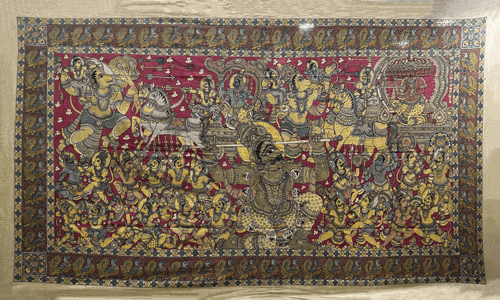 Rama Ravana Yudha: Kalamkari Painting by Harinath.N Thumbnail