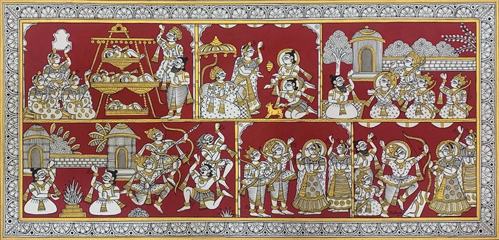 Ramayan, Phad Painting by Kalyan Joshi Thumbnail
