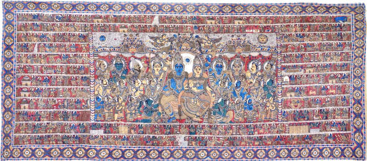 Ramayana : Kalamkari painting by Harinath.N Thumbnail