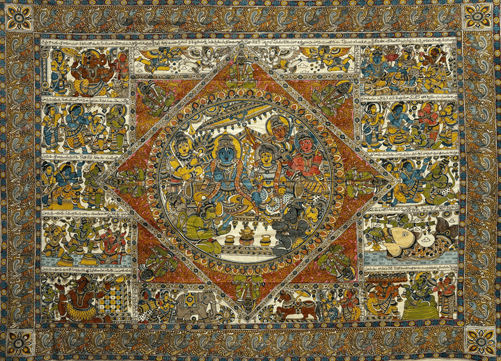 Ramayana: Kalamkari Painting by Harinath.N Thumbnail