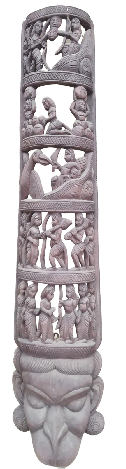Ramayana in Wooden Mask by Paramesh Sarkar Thumbnail