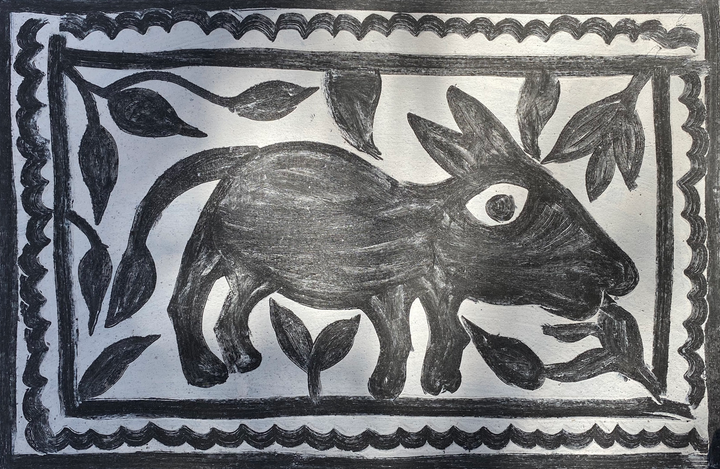Rat in Khovar by Manikchand Mahto Thumbnail