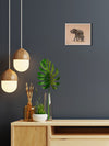 Shop Rays of Happiness A Mughal Miniature Capturing Elephant Joy by Mohan Prajapati