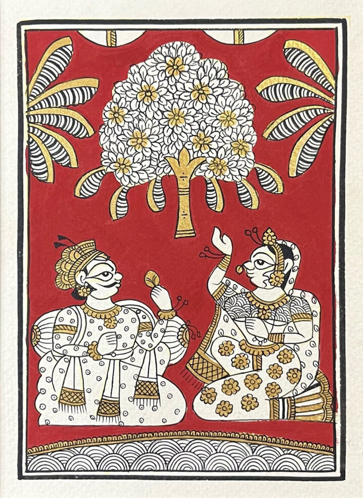 Regal Love: Beneath the Tree of Phad Art by Kalyan Joshi Thumbnail