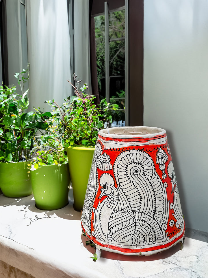 Regal Symphony: Exquisite Tapestry in Tholu Lamps by Kanday Anjanappa Thumbnail