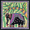 Buy Regal Splendor The Magnificent Elephant under theTree in Madhubani Painting by Ambika Devi