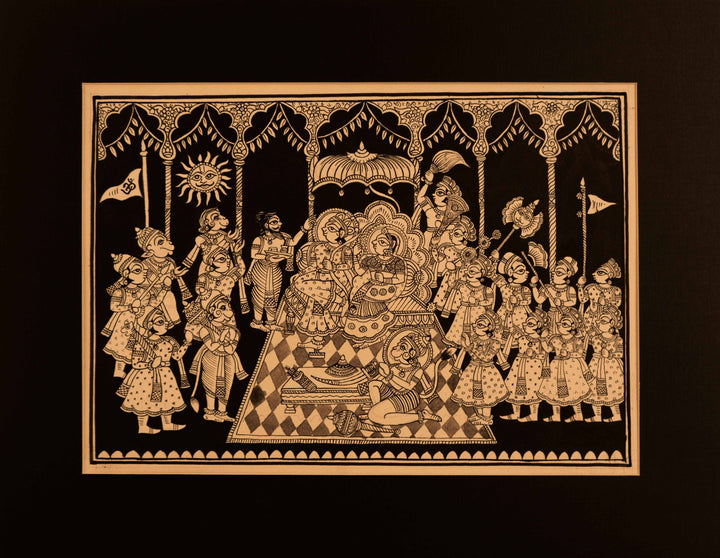 Representation of Lord Rama in Phad by Kalyan Joshi Thumbnail