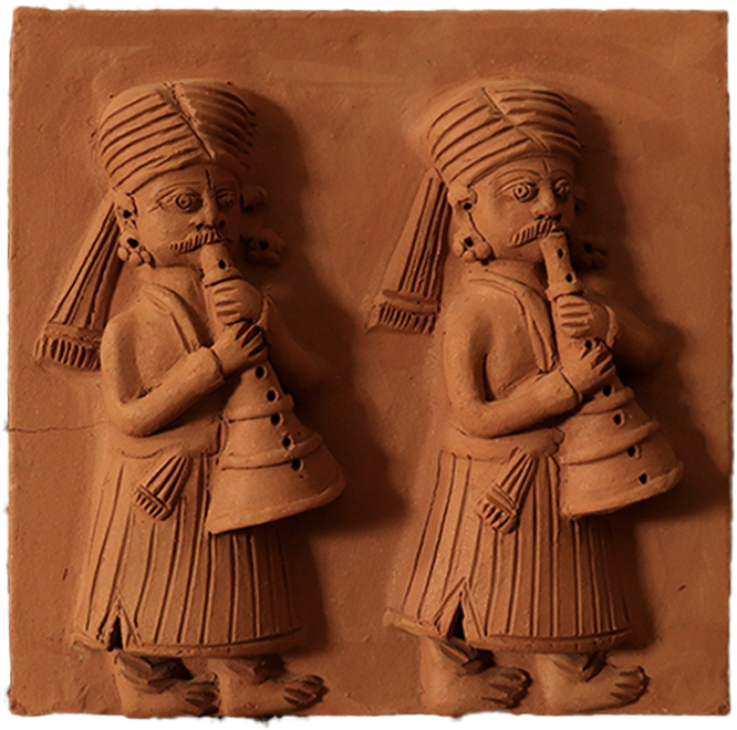 Representation of baajewale in Terracotta by Dinesh Molela Thumbnail