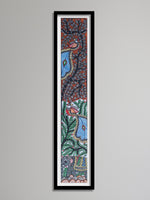 Representation of elephant under a tree: Madhubani by Vibhuti Nath