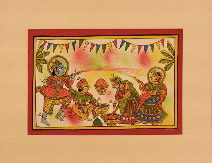 Representation of holi scene: Phad by Kalyan Joshi Thumbnail